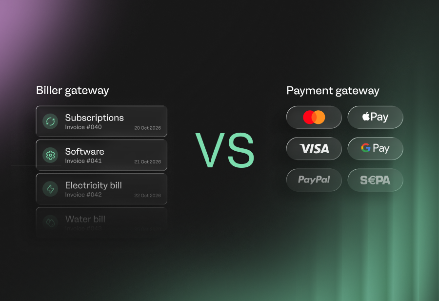 How a biller gateway differs from a payment gateway