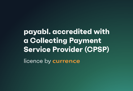 payabl. becomes accredited with a Collecting Payment Service Provider (CPSP) licence