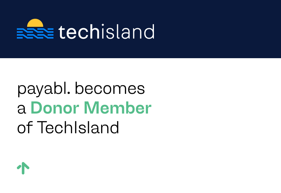 payabl. becomes a Donor Member of TechIsland