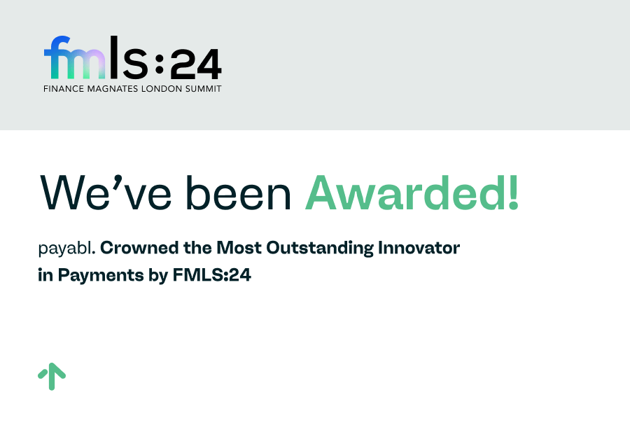 payabl. Crowned Most Outstanding Innovator in Payments at FMLS:24 Awards