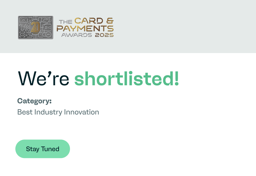 payabl. shortlisted for Best Industry Innovation at the Card & Payments Awards 2025 